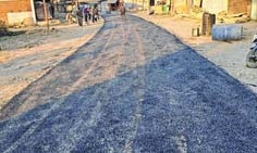 Locals take it upon themselves to repair road