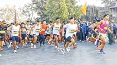 10 Km run spreads road safety message