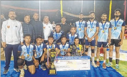 MPSC lift volleyball trophy