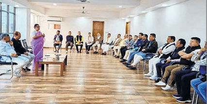CM holds back to back meetings with BJP, NDA MLAs