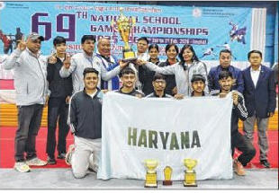 69th NSG Fencing for U-19 boys and girls : Haryana emerge overall team champions