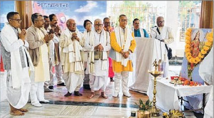 Govindas Konthoujam calls for unity and responsibility at Hindu Sammelan in Moirang