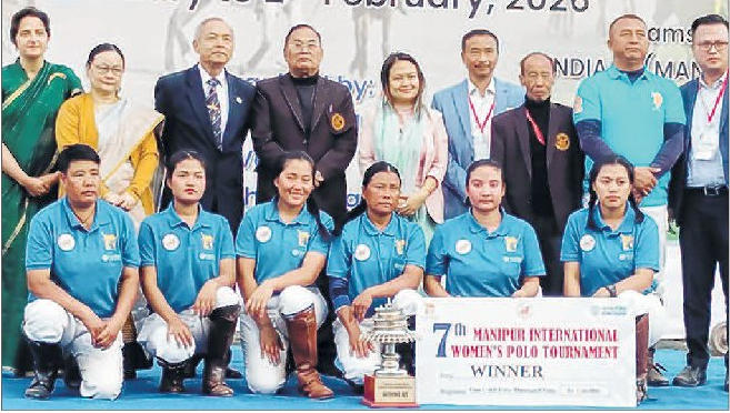 7th Manipur International Women's Polo Tournament : Manipur beat South Africa 8-7 in final