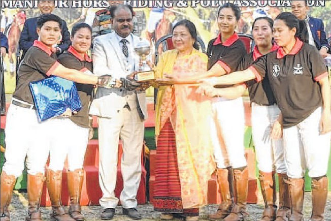4th Chittamohini State Women's Polo Cup 2026 : Assam Rifles team beat Imphal Riding Polo Club 6-3 to lift trophy