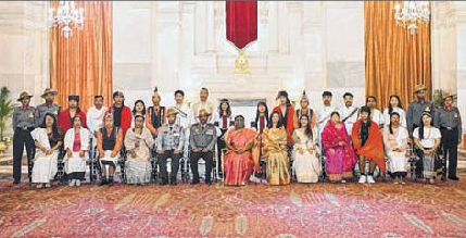 National Integration Tour: Manipur delegates meet President of India