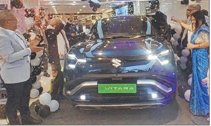 All-electric SUV e Vitara arrives in Imphal