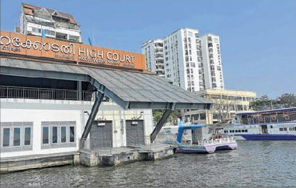 State media team visits Kochi Water Metro