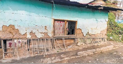 Displacement by rain is normal at some localities