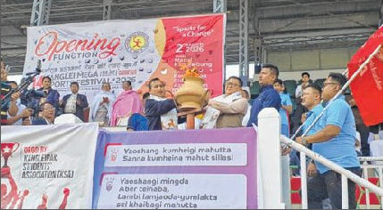 KSA kicks off 14th edition of Kanglei Mega Sports Festival