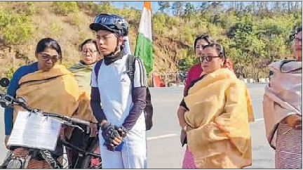 Malem Thongam's peace ride halted at Waithou