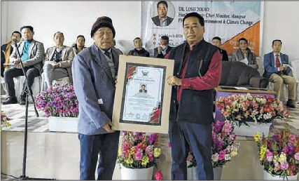 Mao Council felicitates Deputy CM