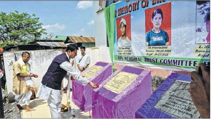 Heirok remembers 2008 Thabal Chongpham victims on 18th death anniversary