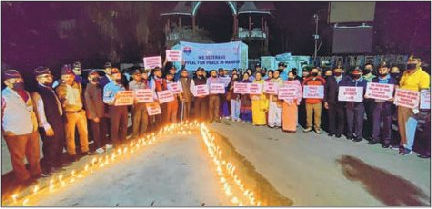 AFESAM's candlelight vigil appeals for peace