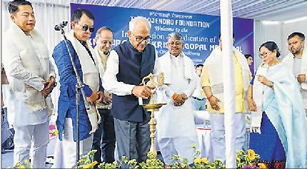 Bhalla dedicates building to CHC, Bishnupur