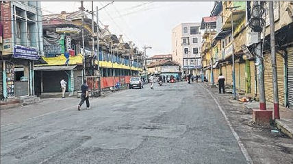 Bishnupur markets still shut even after a week