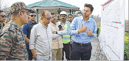 CM inspects railway work