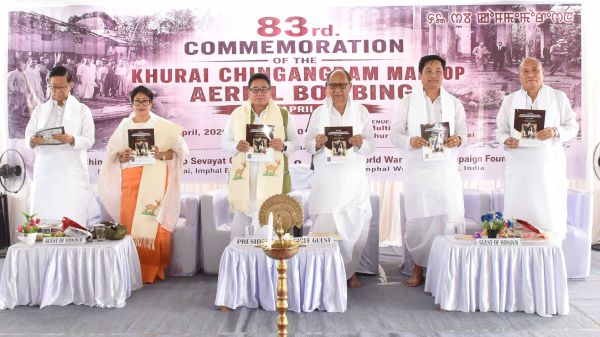  83rd Chingangbam Mandap Aerial Bombing observed at Khurai