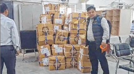 Census 'materials' arrive at Imphal PO