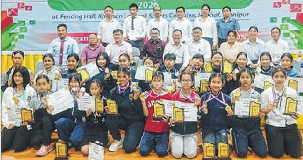 ASMITA Fencing League concludes, Imphal East athletes dominate