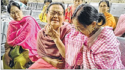 Grandma of bombed kids cries for justice