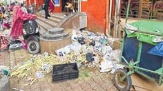 Piles of garbage take over Nupi Keithel