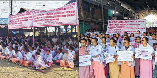 Widespread protests continue across Thoubal, Kakching over Tronglaobi killings