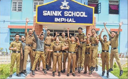 Sainik School Imphal cadets ace CBSE Class X with 100% pass rate