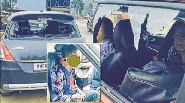 Barely 24 hrs after CM's visit to Ukhrul, Kuki militants ambush vehicles on Imphal-Ukhrul road, 2 killed