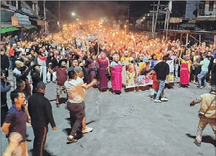 Statewide protests continue over Tronglaobi tragedy, demand justice for civilian killings