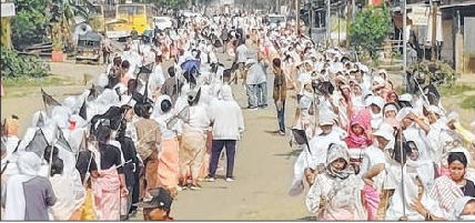 Protest rally continues unabated