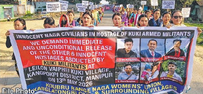 Abduction of 6 Naga men : ANSAM flags white lies of KIM