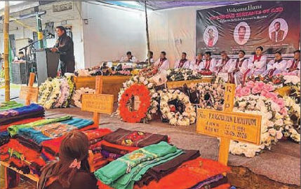 Slain Church leader's son forgives killers, appeals for peace and release of hostages