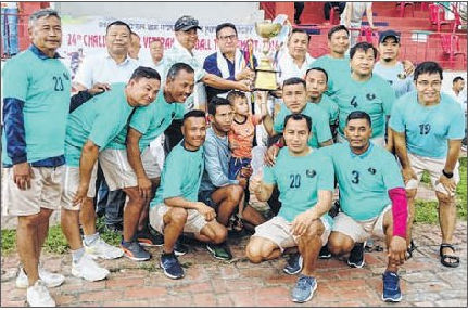 Keishamthong FC lift 24th Challenge Cup Veteran Football Tournament crown