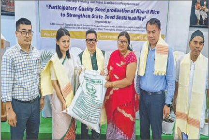 ICAR Manipur holds training on 'Quality Seed Production of Kharif Rice'
