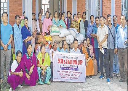 Relief reaches Kamjong: EKAL stands with attack-hit villages