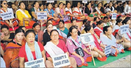 Imphal protest demands release of hostages