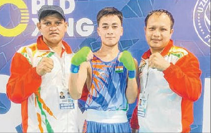 Oinam Nongpoknganba settles for bronze at Asian Boxing U15 Championships