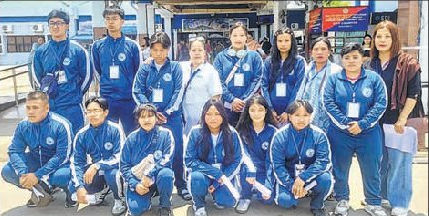 AMPLA team leave Imphal for Sub-Junior and Junior Classic Powerlifting Nationals