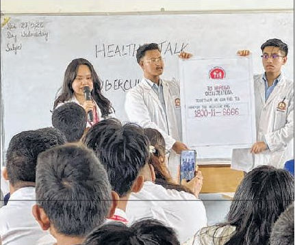 >SAHS holds health talk on 'National Tuberculosis Elimination Programme'