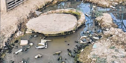 Clogged septic tanks add to woes of IDPs at Sawombung