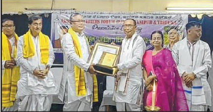 AK Sheram conferred Dr Thiyam Suresh Literary Award 2026
