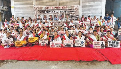 Sit-in demands release of hostages