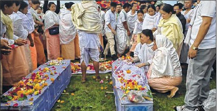 Tearful adieu bade to Tronglaobi infants
