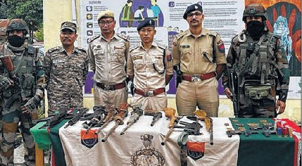 Huge cache of arms recovered from Kpi, CCpur