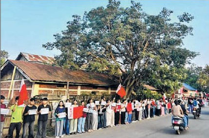 AIYF leads student protest against NEET leak, education system failures