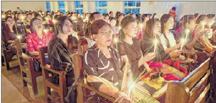Candlelight vigils remember 6 Naga victims