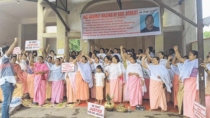'No bail for the killers' : Sit-in held over Devjit murder
