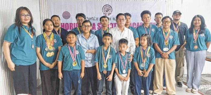 Khoriphaba Shooting Academy celebrates success at District Level Shooting Competitions