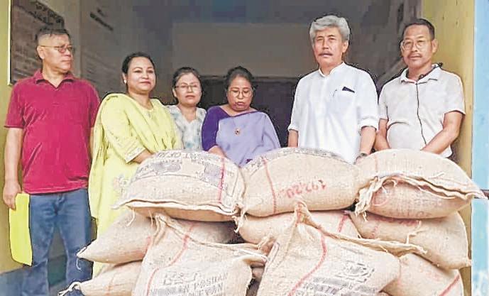 Nishikant replaces stolen rice bags