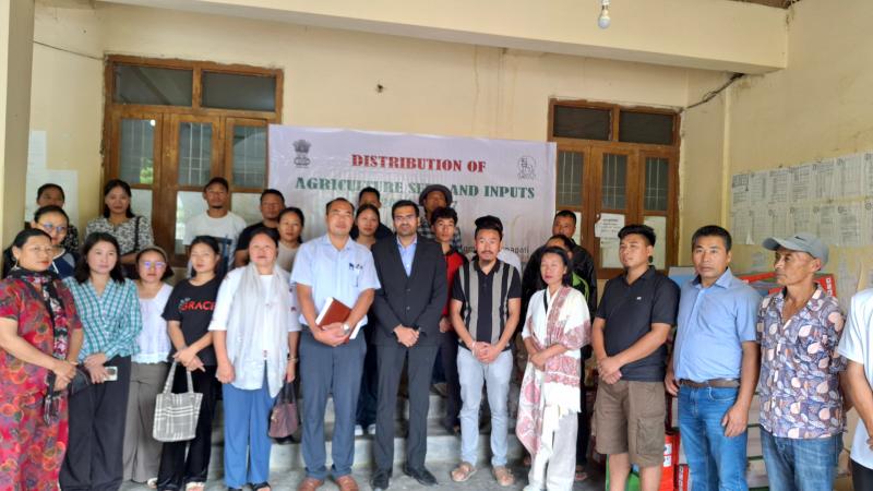 DC Senapati distributes seeds and farm inputs to boost agricultural productivity
